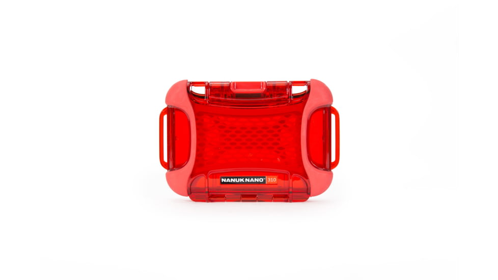Nanuk 310 Nano Small Protective Case,5.9x4.3x1.7in,Red, 310S-000RD-0A0