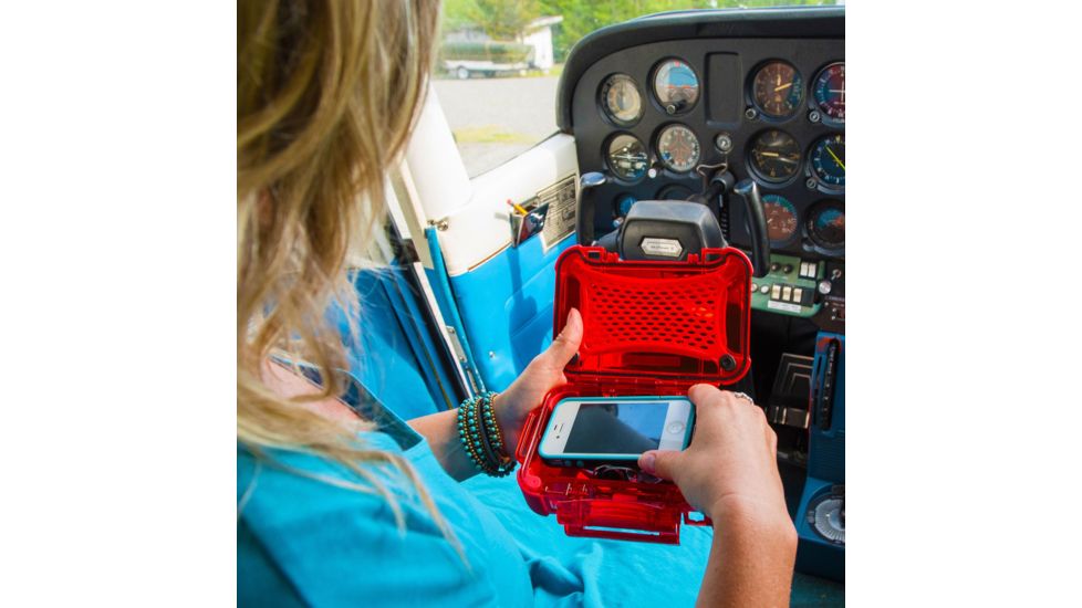 Nanuk 310 Nano Small Protective Case,5.9x4.3x1.7in,Red, 310S-000RD-0A0