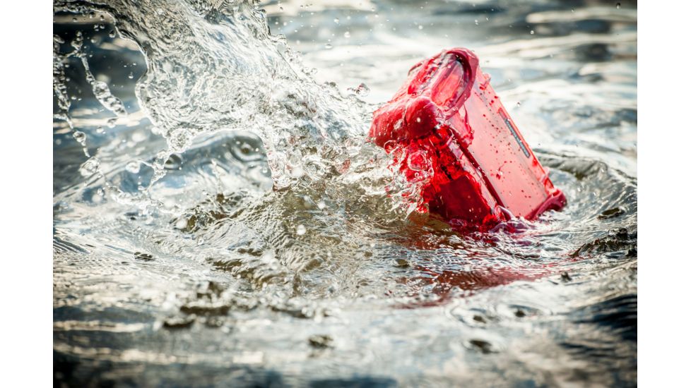 Nanuk 310 Nano Small Protective Case,5.9x4.3x1.7in,Red, 310S-000RD-0A0