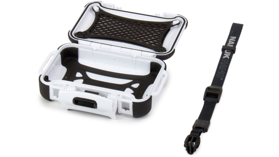 Nanuk 310 Nano Small Protective Case,5.9x4.3x1.7in, White, 310S-000WH-0A0
