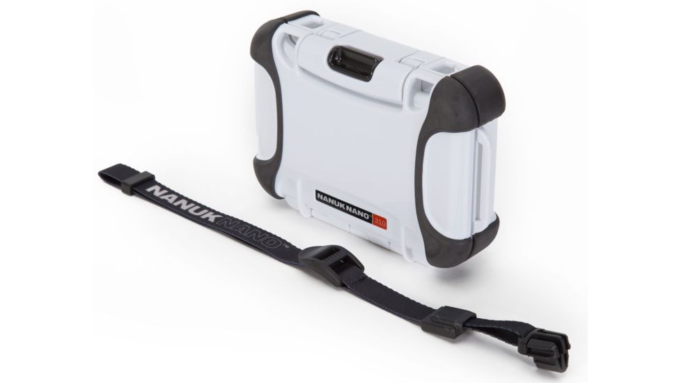 Nanuk 310 Nano Small Protective Case,5.9x4.3x1.7in, White, 310S-000WH-0A0