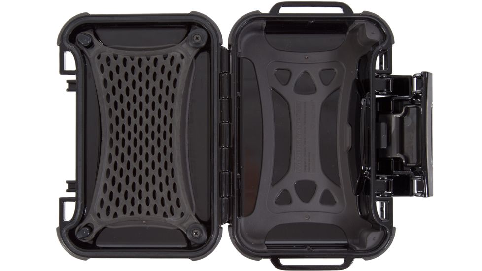 Nanuk 320 Nano Small Protective Case,6.3x4.7x2.2in, Black, 320S-000BK-0A0
