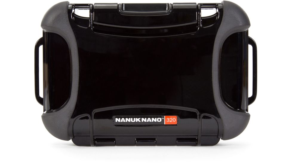 Nanuk 320 Nano Small Protective Case,6.3x4.7x2.2in, Black, 320S-000BK-0A0