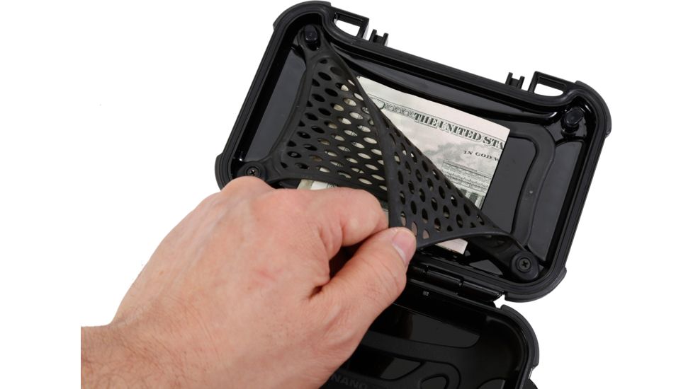 Nanuk 320 Nano Small Protective Case,6.3x4.7x2.2in, Black, 320S-000BK-0A0