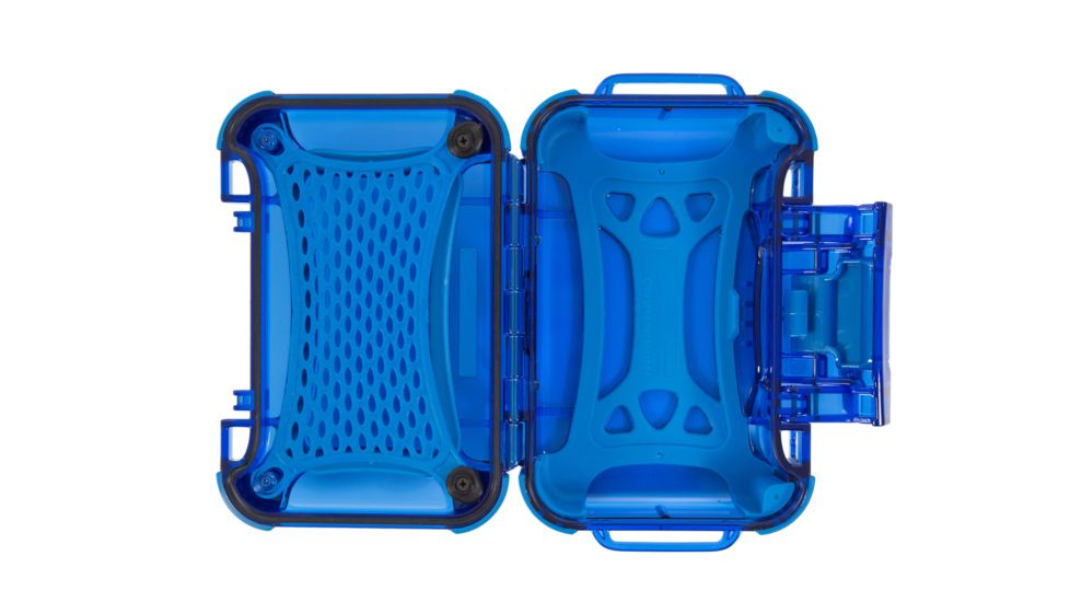 Nanuk 320 Nano Small Protective Case,6.3x4.7x2.2in,Blue, 320S-000BL-0A0