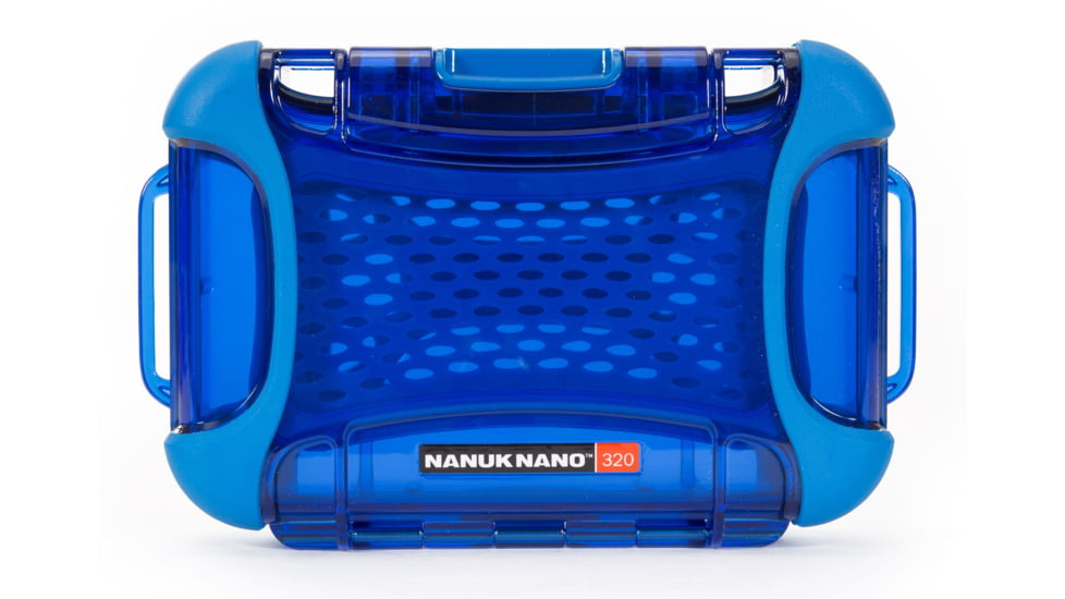 Nanuk 320 Nano Small Protective Case,6.3x4.7x2.2in,Blue, 320S-000BL-0A0