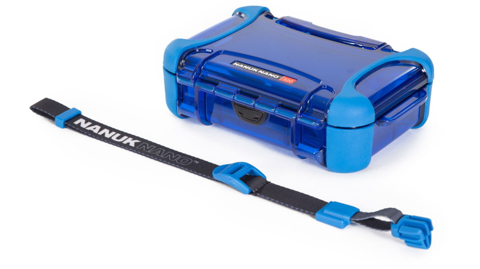 Nanuk 320 Nano Small Protective Case,6.3x4.7x2.2in,Blue, 320S-000BL-0A0
