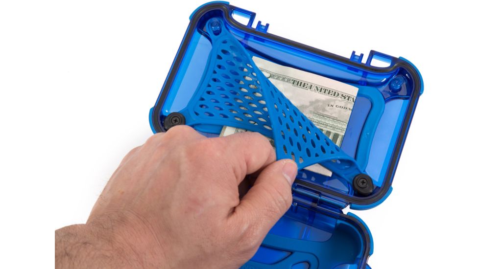 Nanuk 320 Nano Small Protective Case,6.3x4.7x2.2in,Blue, 320S-000BL-0A0