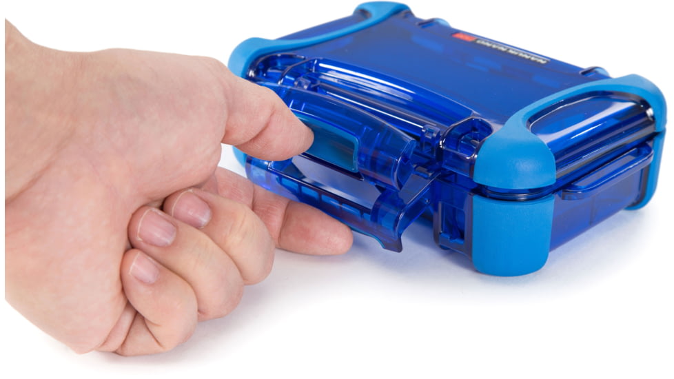 Nanuk 320 Nano Small Protective Case,6.3x4.7x2.2in,Blue, 320S-000BL-0A0