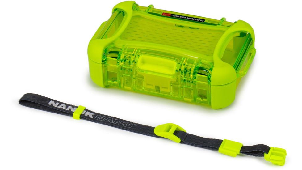 Nanuk 320 Nano Small Protective Case,6.3x4.7x2.2in, Lime, 320S-000LI-0A0
