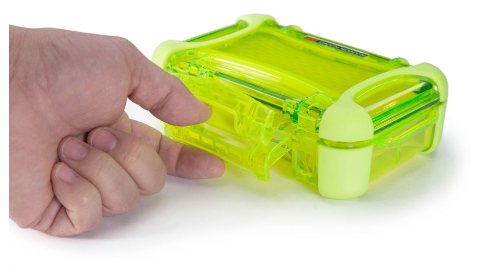 Nanuk 320 Nano Small Protective Case,6.3x4.7x2.2in, Lime, 320S-000LI-0A0
