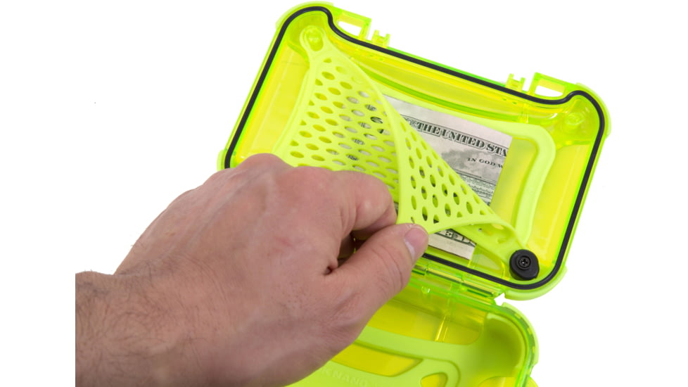 Nanuk 320 Nano Small Protective Case,6.3x4.7x2.2in, Lime, 320S-000LI-0A0