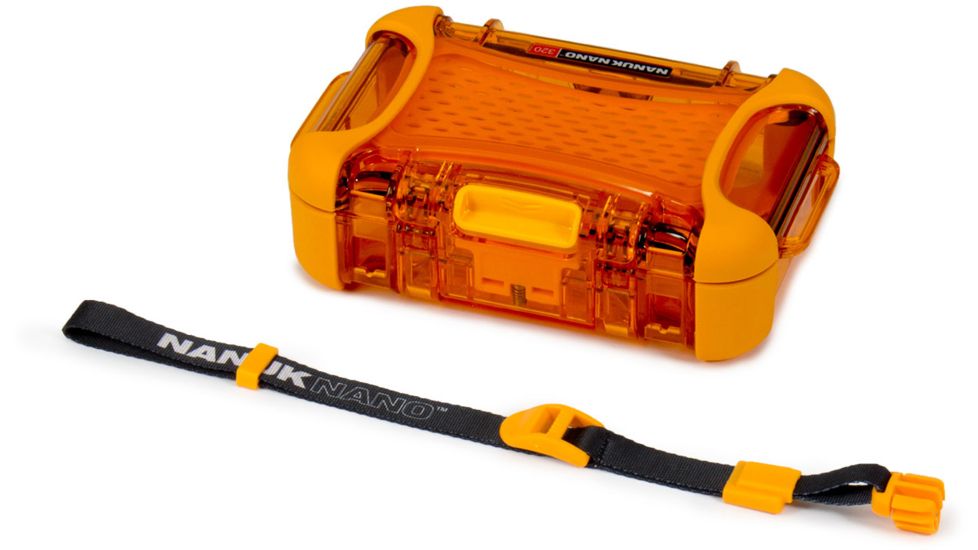 Nanuk 320 Nano Small Protective Case,6.3x4.7x2.2in,Orange, 320S-000OR-0A0
