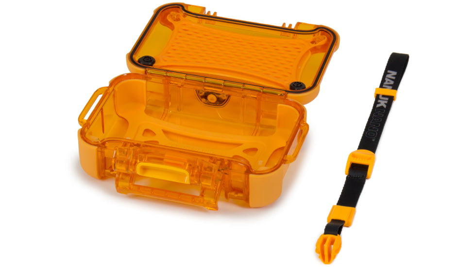 Nanuk 320 Nano Small Protective Case,6.3x4.7x2.2in,Orange, 320S-000OR-0A0