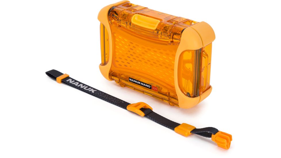 Nanuk 320 Nano Small Protective Case,6.3x4.7x2.2in,Orange, 320S-000OR-0A0