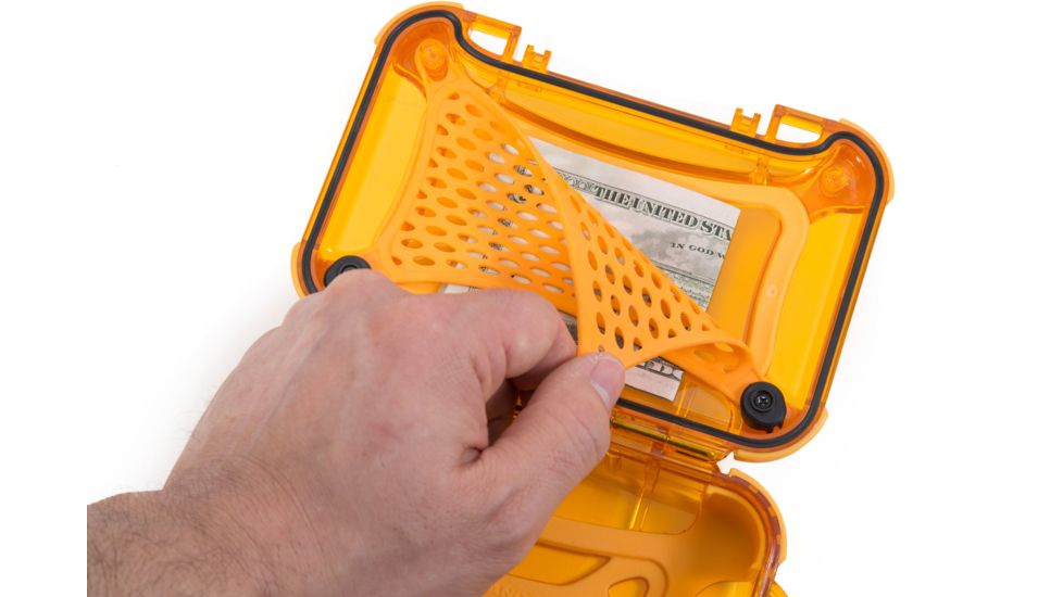 Nanuk 320 Nano Small Protective Case,6.3x4.7x2.2in,Orange, 320S-000OR-0A0