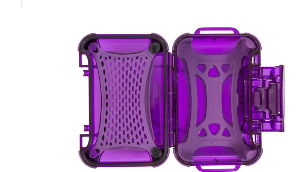 Nanuk 320 Nano Small Protective Case,6.3x4.7x2.2in, Purple, 320S-000PR-0A0