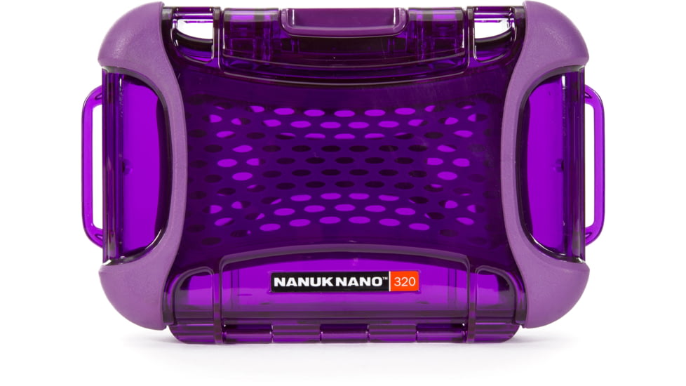 Nanuk 320 Nano Small Protective Case,6.3x4.7x2.2in, Purple, 320S-000PR-0A0