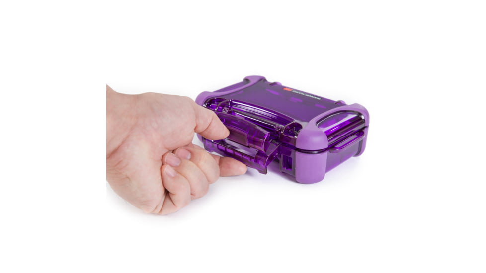 Nanuk 320 Nano Small Protective Case,6.3x4.7x2.2in, Purple, 320S-000PR-0A0