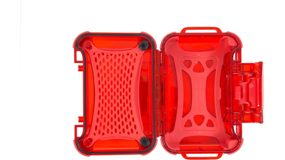 Nanuk 320 Nano Small Protective Case,6.3x4.7x2.2in,Red, 320S-000RD-0A0