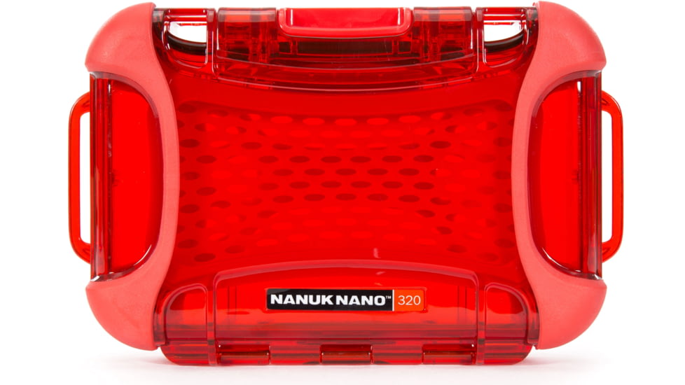 Nanuk 320 Nano Small Protective Case,6.3x4.7x2.2in,Red, 320S-000RD-0A0