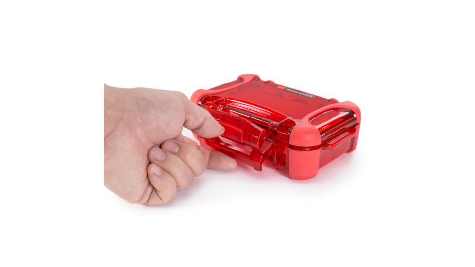 Nanuk 320 Nano Small Protective Case,6.3x4.7x2.2in,Red, 320S-000RD-0A0