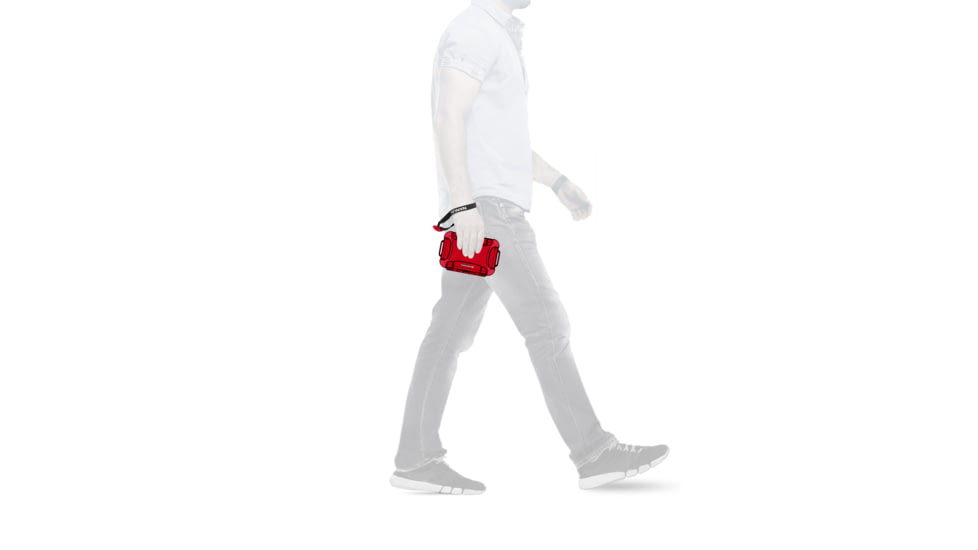 Nanuk 320 Nano Small Protective Case,6.3x4.7x2.2in,Red, 320S-000RD-0A0