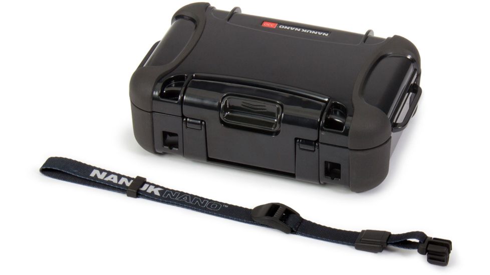 Nanuk 330 Nano Small Protective Case 7.4x5.1x2.6in, Black, 330S-000BK-0A0
