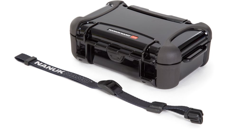 Nanuk 330 Nano Small Protective Case 7.4x5.1x2.6in, Black, 330S-000BK-0A0