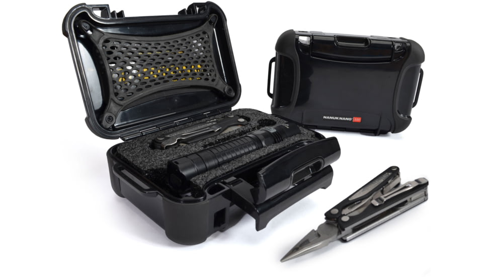 Nanuk 330 Nano Small Protective Case 7.4x5.1x2.6in, Black, 330S-000BK-0A0