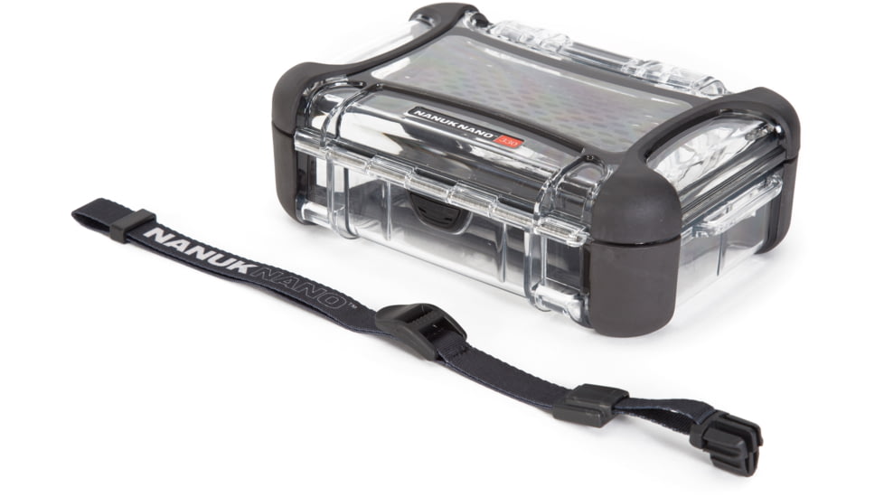 Nanuk 330 Nano Small Protective Case 7.4x5.1x2.6in, Clear, 330S-000CL-0A0