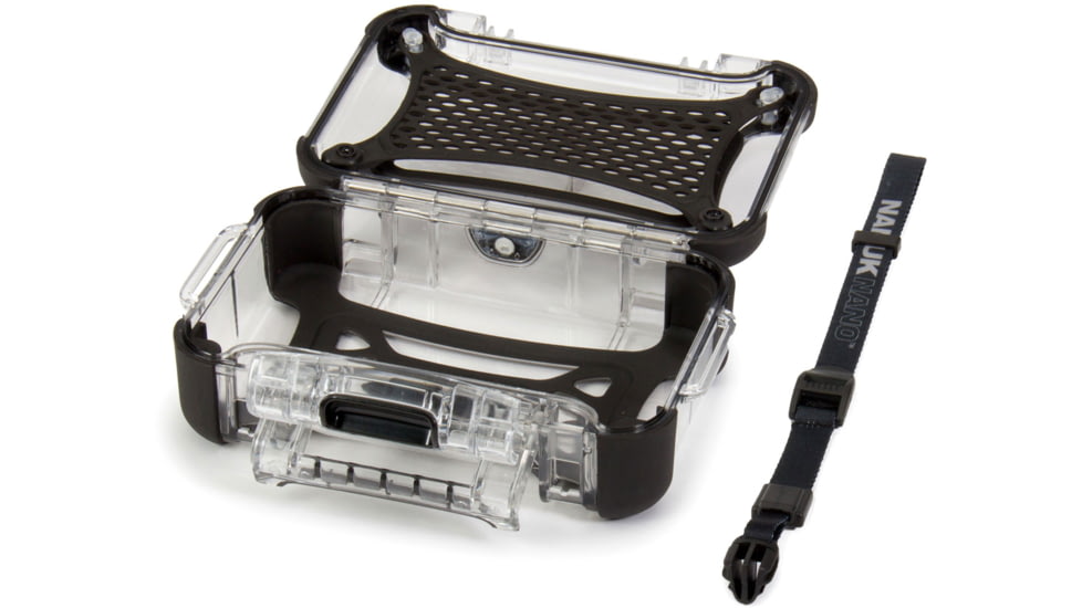 Nanuk 330 Nano Small Protective Case 7.4x5.1x2.6in, Clear, 330S-000CL-0A0