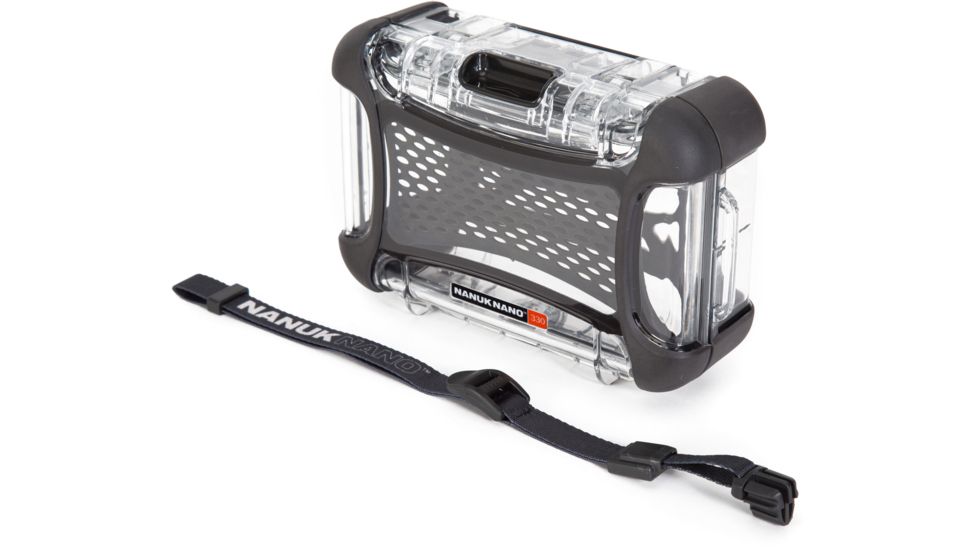 Nanuk 330 Nano Small Protective Case 7.4x5.1x2.6in, Clear, 330S-000CL-0A0