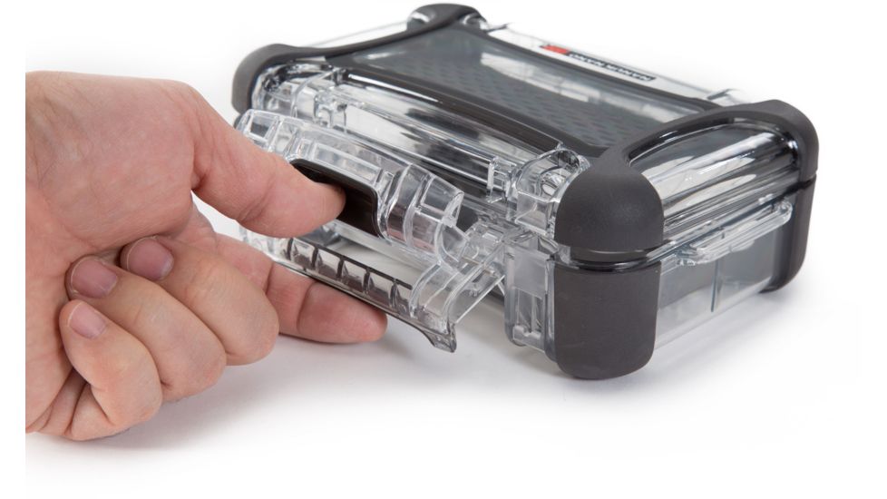 Nanuk 330 Nano Small Protective Case 7.4x5.1x2.6in, Clear, 330S-000CL-0A0