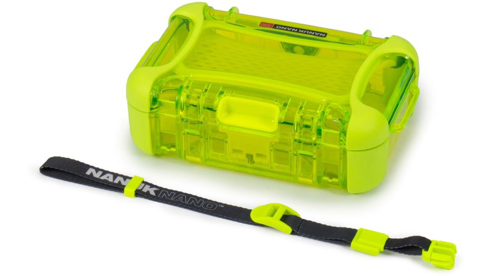 Nanuk 330 Nano Small Protective Case 7.4x5.1x2.6in, Lime, 330S-000LI-0A0