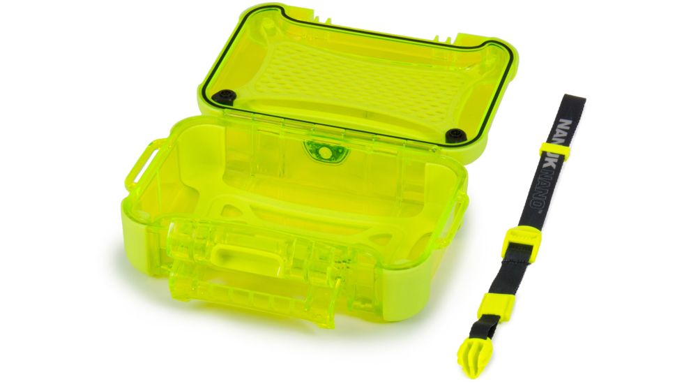 Nanuk 330 Nano Small Protective Case 7.4x5.1x2.6in, Lime, 330S-000LI-0A0