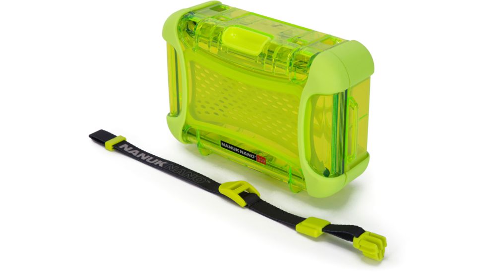 Nanuk 330 Nano Small Protective Case 7.4x5.1x2.6in, Lime, 330S-000LI-0A0
