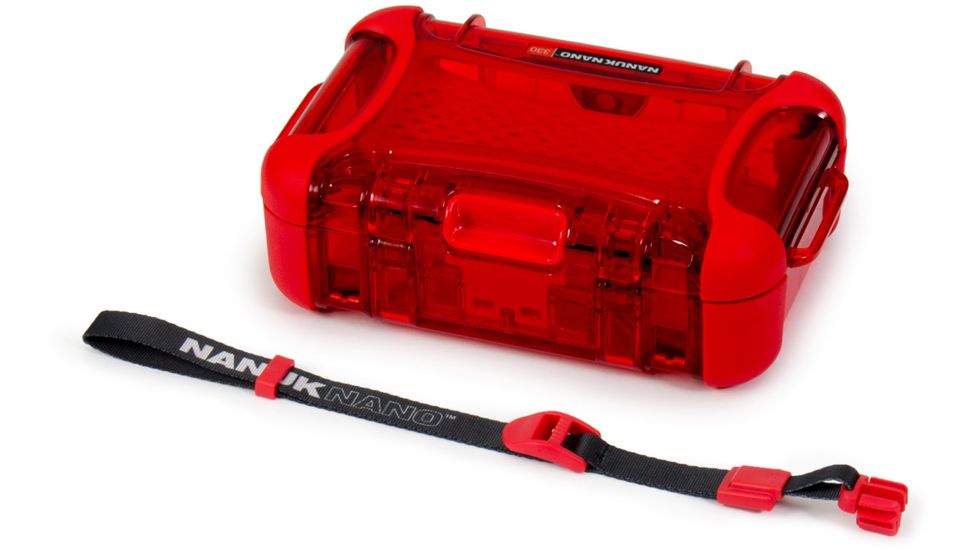 Nanuk 330 Nano Small Protective Case 7.4x5.1x2.6in,Red, 330S-000RD-0A0