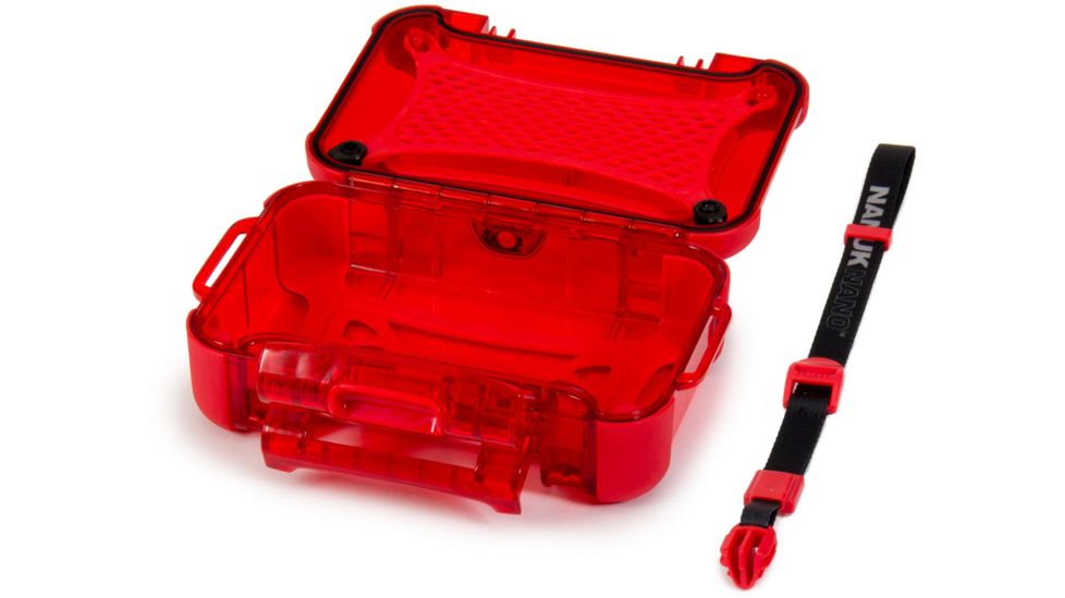Nanuk 330 Nano Small Protective Case 7.4x5.1x2.6in,Red, 330S-000RD-0A0