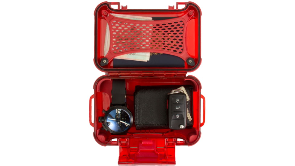 Nanuk 330 Nano Small Protective Case 7.4x5.1x2.6in,Red, 330S-000RD-0A0