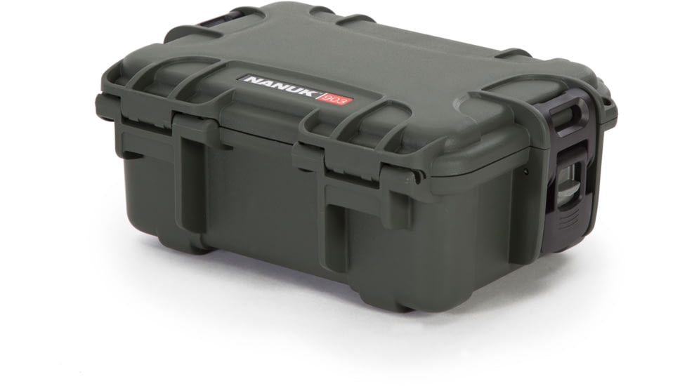 Nanuk 903 Hard Plastic Waterproof Case, Olive, 903S-000OL-0A0