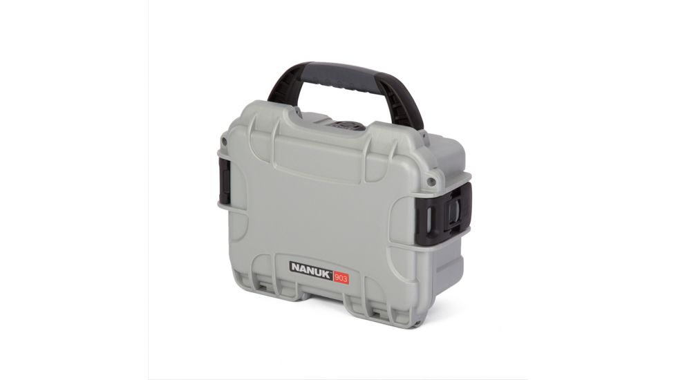 Nanuk 903 Hard Plastic Waterproof Case, Silver, 903S-000SV-0A0