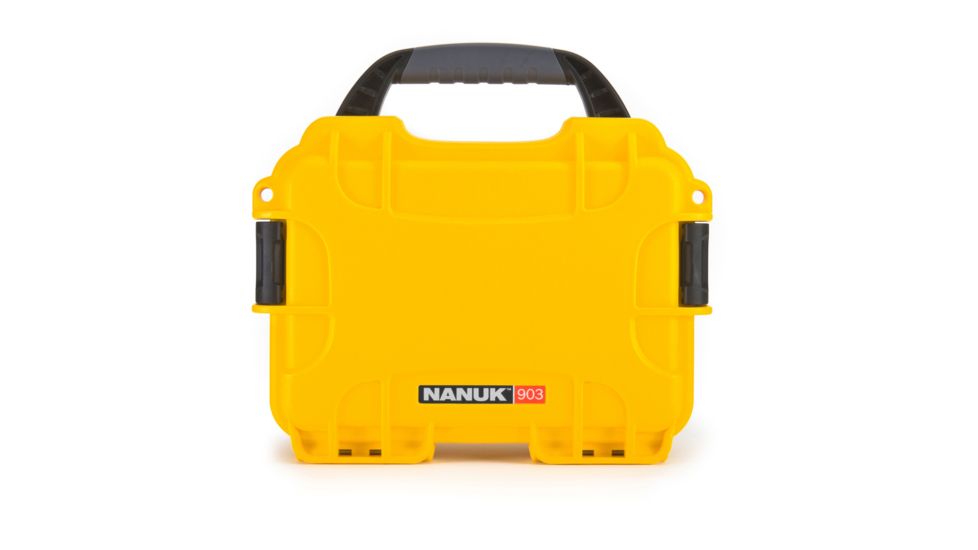 Nanuk 903 Hard Plastic Waterproof Case, Yellow, 903S-000YL-0A0