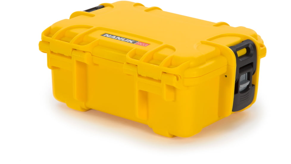Nanuk 903 Hard Plastic Waterproof Case, Yellow, 903S-000YL-0A0