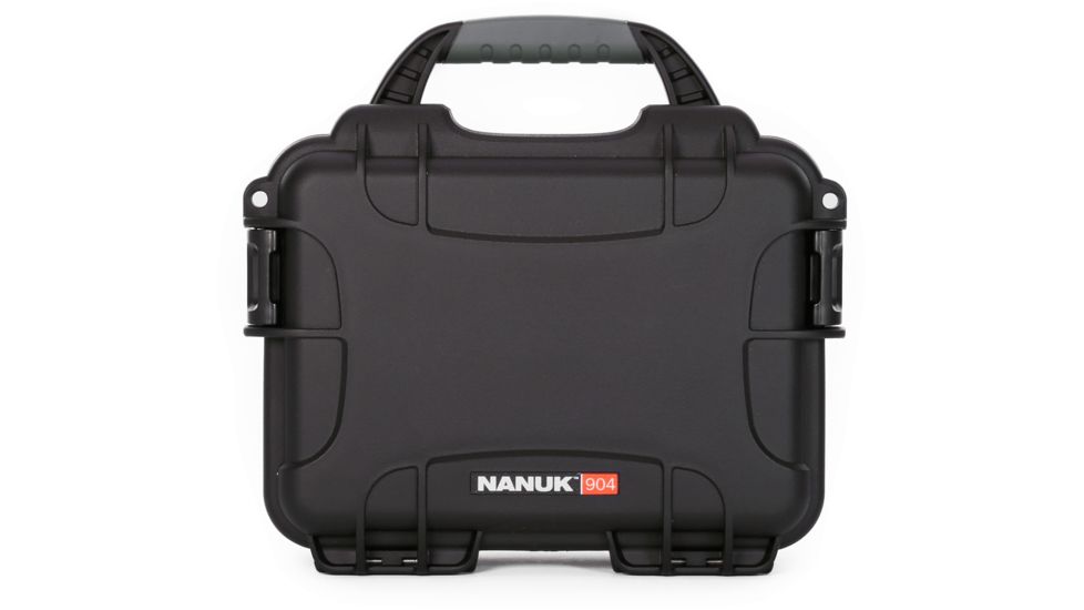Nanuk 904 Protective Hard Case, 10.2in, Waterproof, Black, 904S-000BK-0A0
