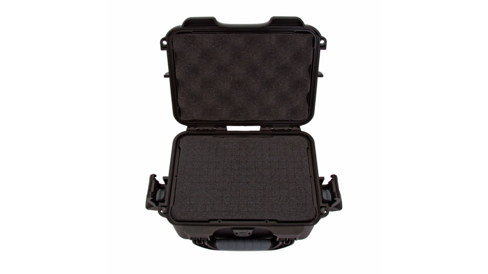 Nanuk 904 Protective Hard Case w/ Cubed Foam, 10.2in, Waterproof, Black, 904S-010BK-0A0