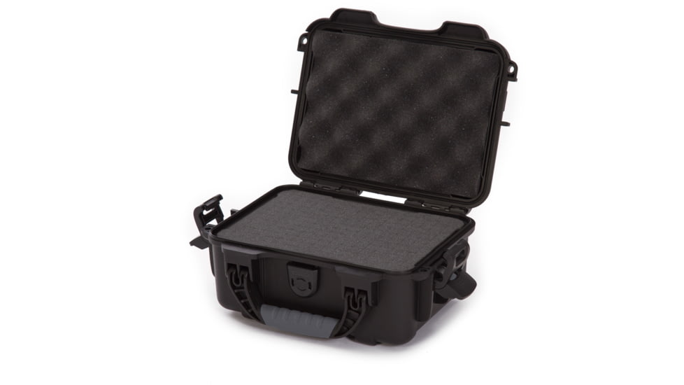 Nanuk 904 Protective Hard Case w/ Cubed Foam, 10.2in, Waterproof, Black, 904S-010BK-0A0