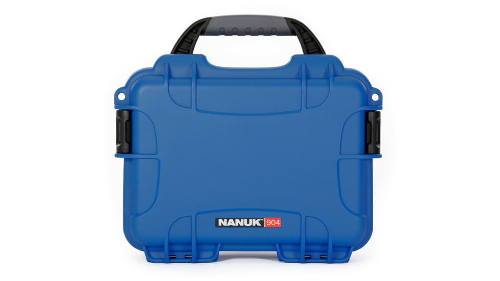 Nanuk 904 Protective Hard Case w/ Cubed Foam, 10.2in, Waterproof, Blue, 904S-010BL-0A0