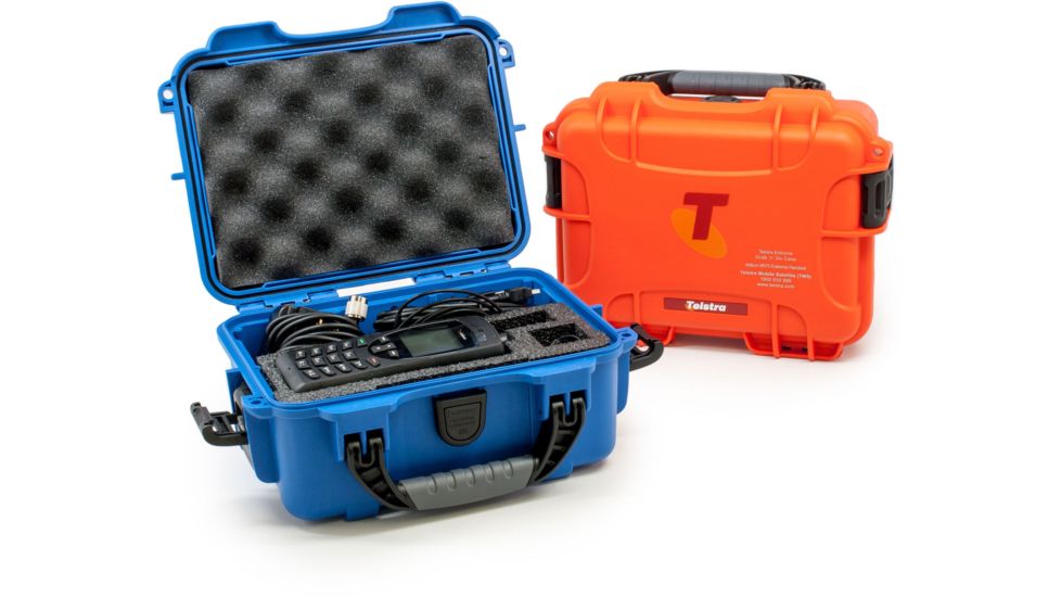 Nanuk 904 Protective Hard Case w/ Cubed Foam, 10.2in, Waterproof, Blue, 904S-010BL-0A0