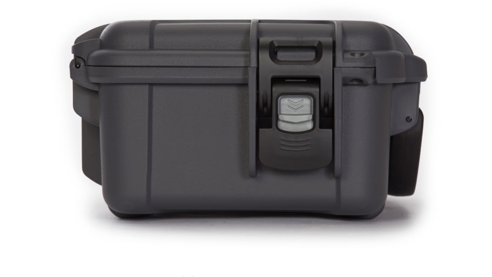 Nanuk 904 Protective Hard Case w/ Cubed Foam, 10.2in, Waterproof, Graphite, 904S-010GP-0A0